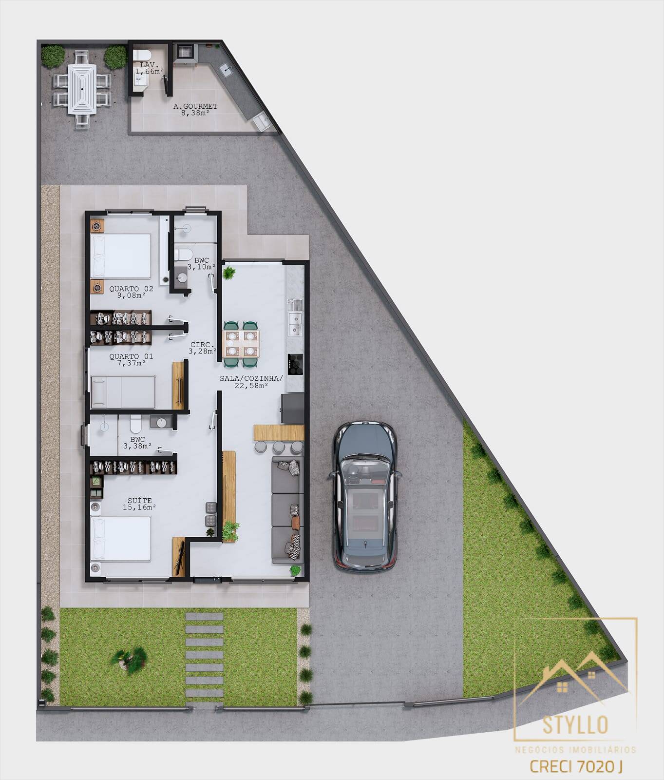 Casa, 3 quartos, 115 m² - Foto 15