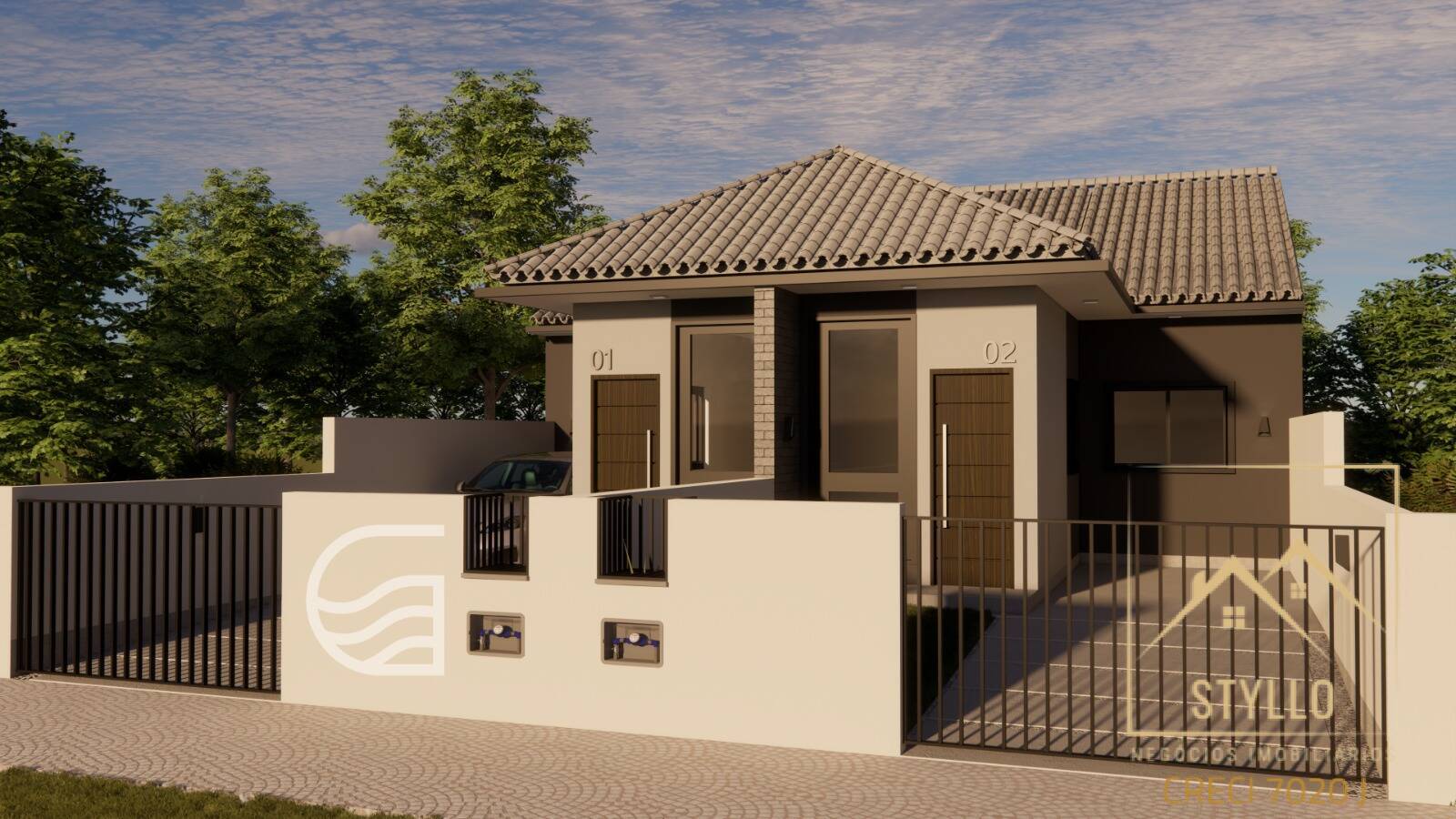 Casa à venda com 2 quartos, 54m² - Foto 2
