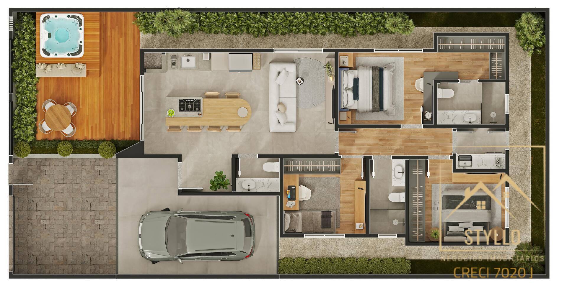 Casa, 3 quartos, 112 m² - Foto 5