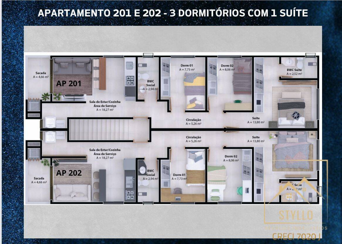 Apartamento, 3 quartos, 73 m² - Foto 16