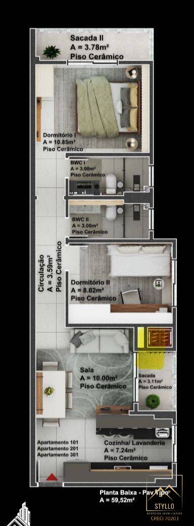 Apartamento, 2 quartos, 71 m² - Foto 18