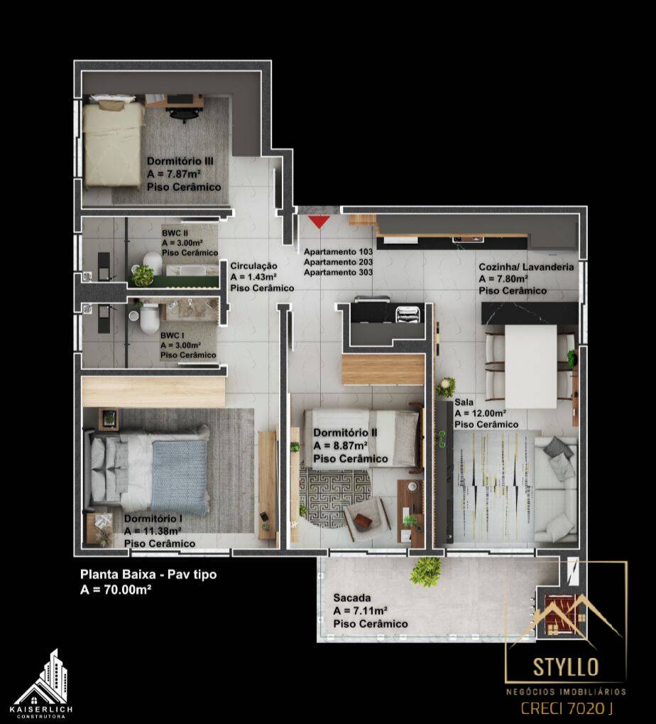 Apartamento, 2 quartos, 71 m² - Foto 15