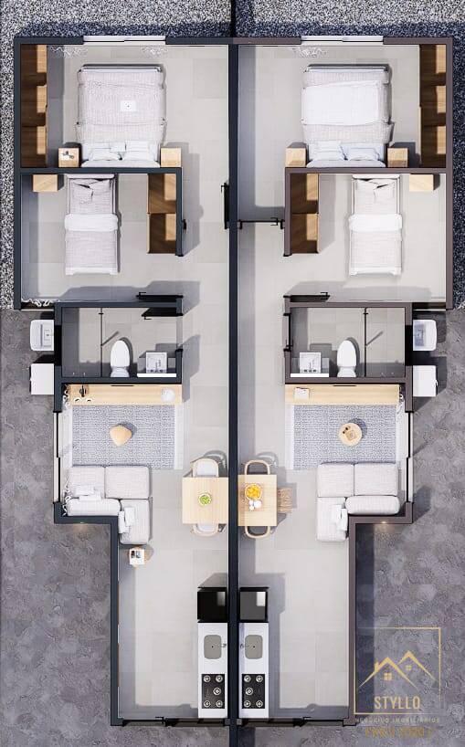 Casa, 2 quartos, 49 m² - Foto 15