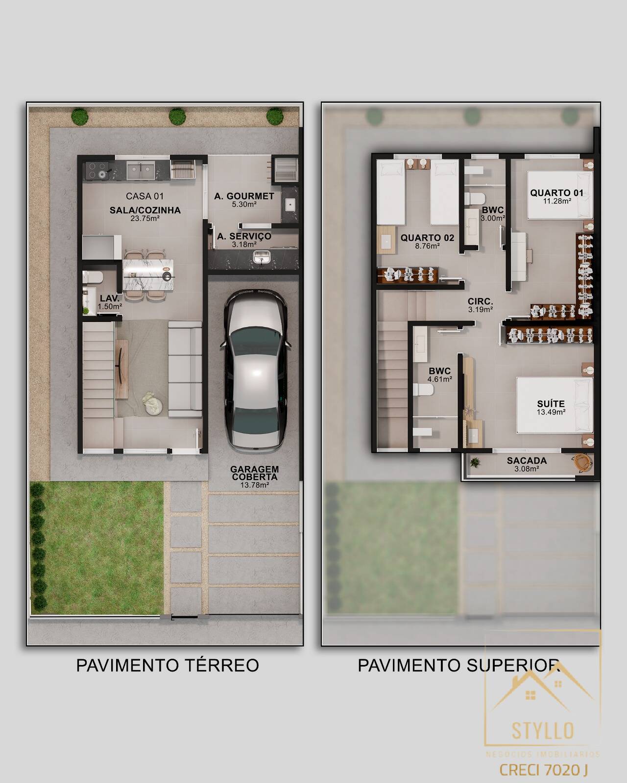 Sobrado, 3 quartos, 123 m² - Foto 21