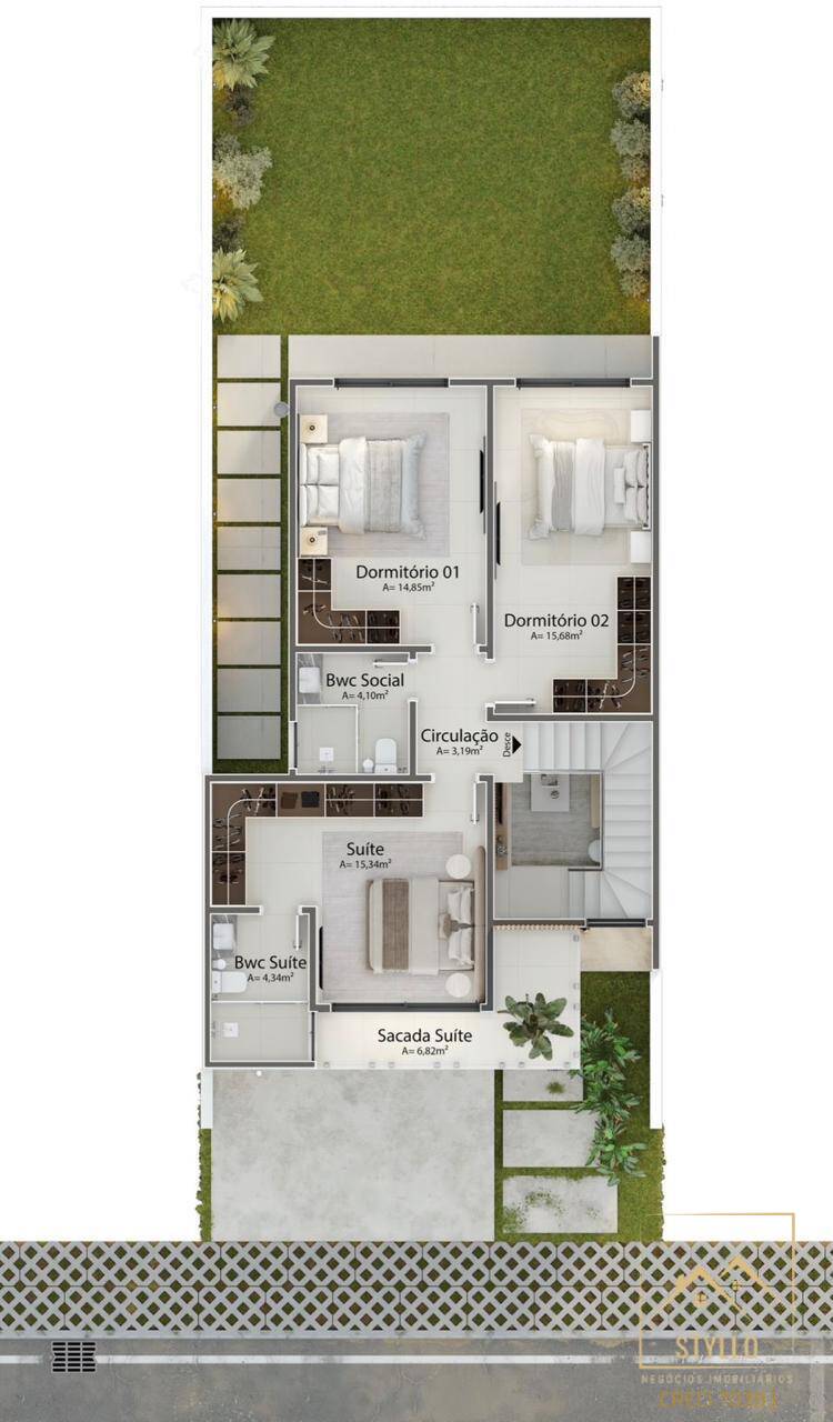Casa, 3 quartos, 165 m² - Foto 35