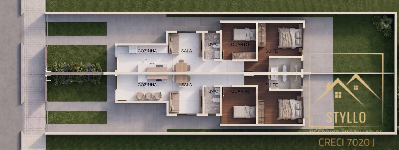 Casa, 2 quartos, 59 m² - Foto 6
